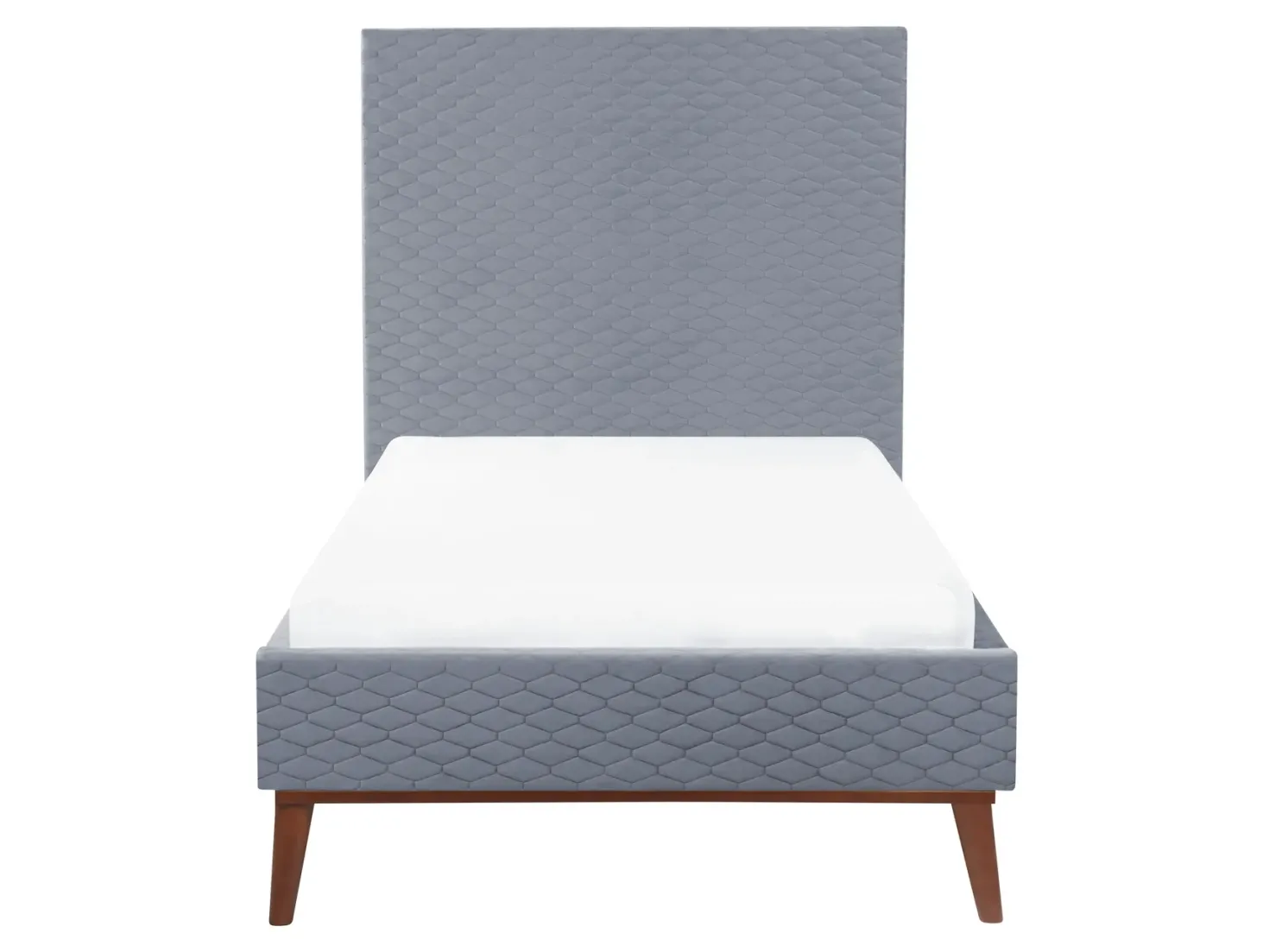 Seng Velour BAYONNE 90 x 200 cm Grå