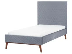 Seng Velour BAYONNE 90 x 200 cm Grå
