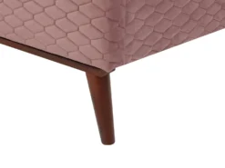Seng Velour BAYONNE 90 x 200 cm Lyserød