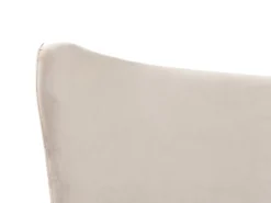 Seng Velour CHALEIX 140 x 200 cm Brungrå