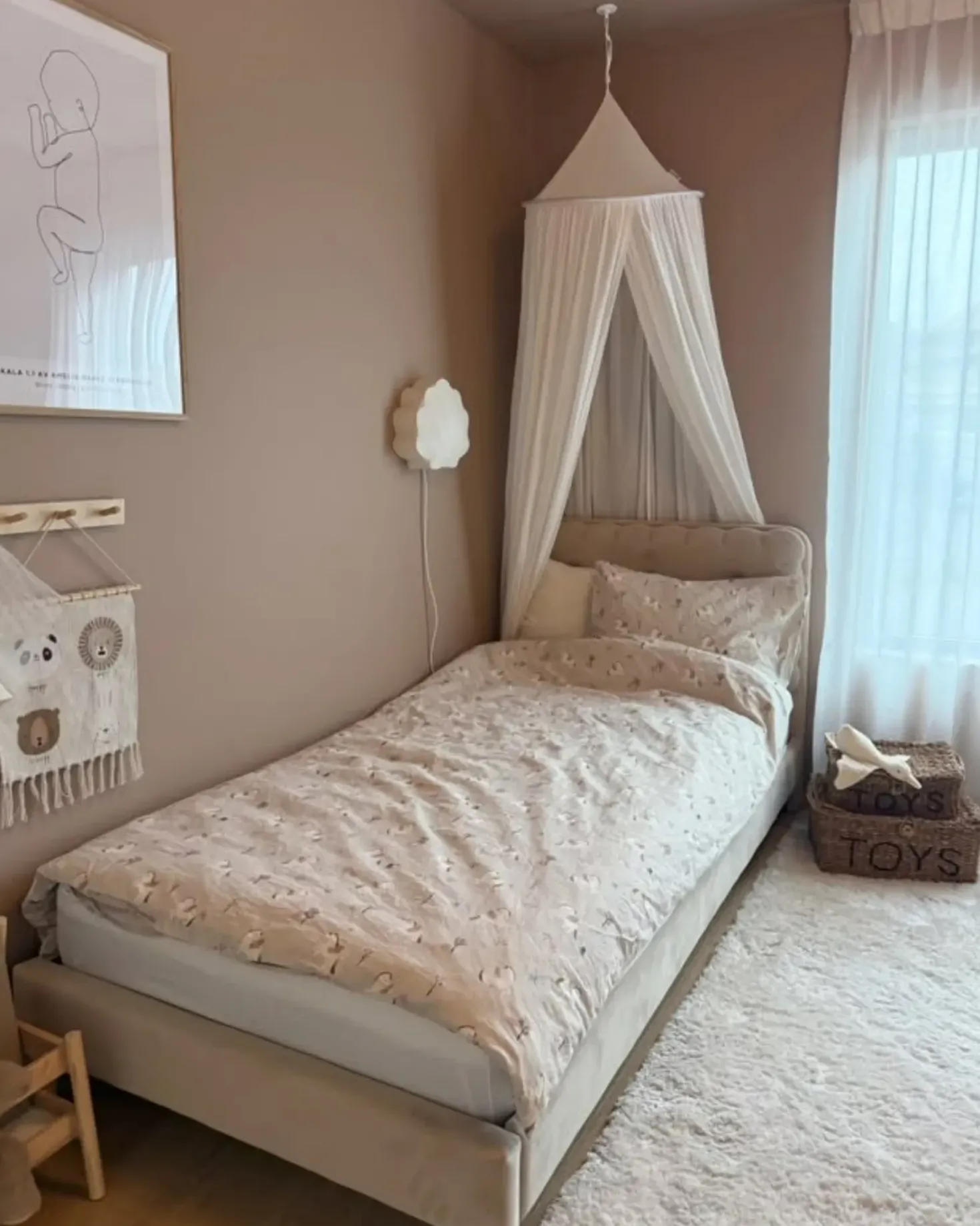 Seng Velour CORSAINT 90 x 200 cm Beige