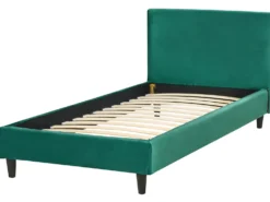 Seng Velour FITOU 90 x 200 cm Mørkegrøn