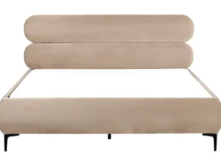 Seng Velour LESSAY 180 x 200 cm Brungrå