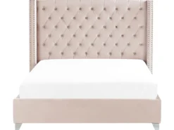Seng Velour LUBBON 180 x 200 cm Pastellrosa