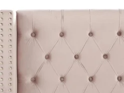 Seng Velour LUBBON 180 x 200 cm Pastellrosa