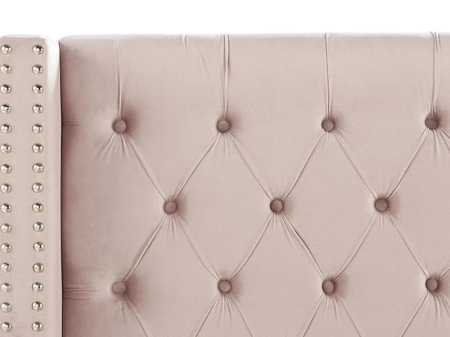 Seng Velour LUBBON 180 x 200 cm Pastellrosa