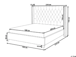 Seng Velour LUBBON 180 x 200 cm Pastellrosa