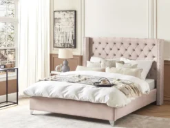 Seng Velour LUBBON 180 x 200 cm Pastellrosa
