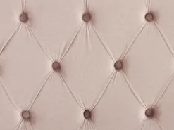 Seng Velour LUBBON 180 x 200 cm Pastellrosa