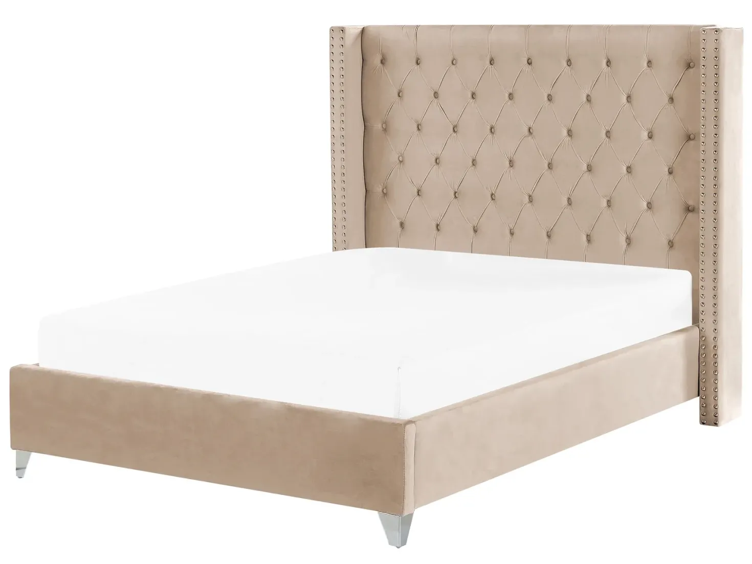 Seng Velour LUBBON 140 x 200 cm Beige