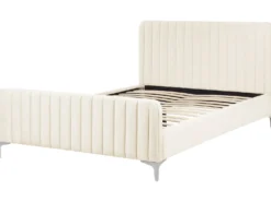 Seng Velour LUNAN 140 x 200 cm Lys Beige