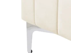 Seng Velour LUNAN 140 x 200 cm Lys Beige
