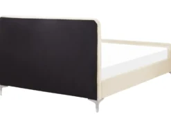 Seng Velour LUNAN 140 x 200 cm Lys Beige