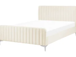Seng Velour LUNAN 140 x 200 cm Lys Beige