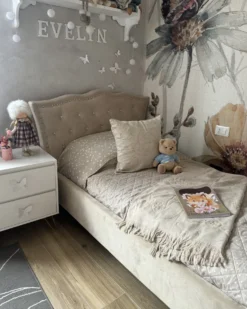 Seng Velour METZ 90 x 200 cm Beige