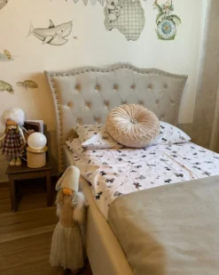 Seng Velour METZ 90 x 200 cm Beige