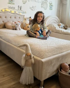 Seng Velour METZ 90 x 200 cm Beige