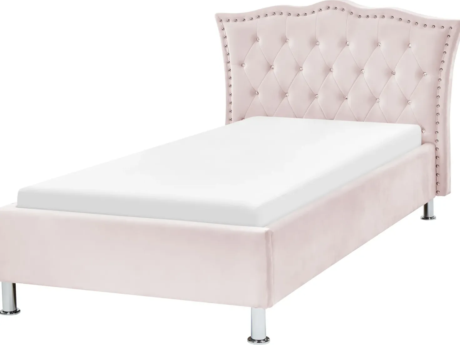 Seng Velour METZ 90 x 200 cm Pastellrosa