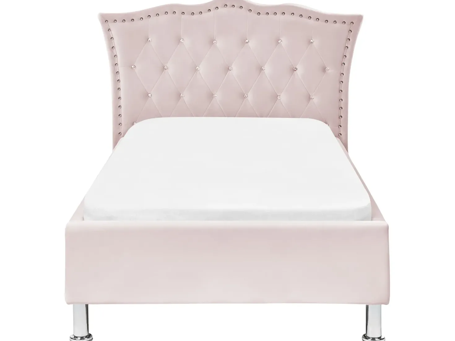 Seng Velour METZ 90 x 200 cm Pastellrosa