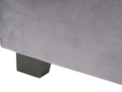 Seng Velour ROUEN 180 x 200 cm Mørkegrå