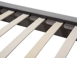 Seng BORDEAUX 180 x 200 cm Lysegrå