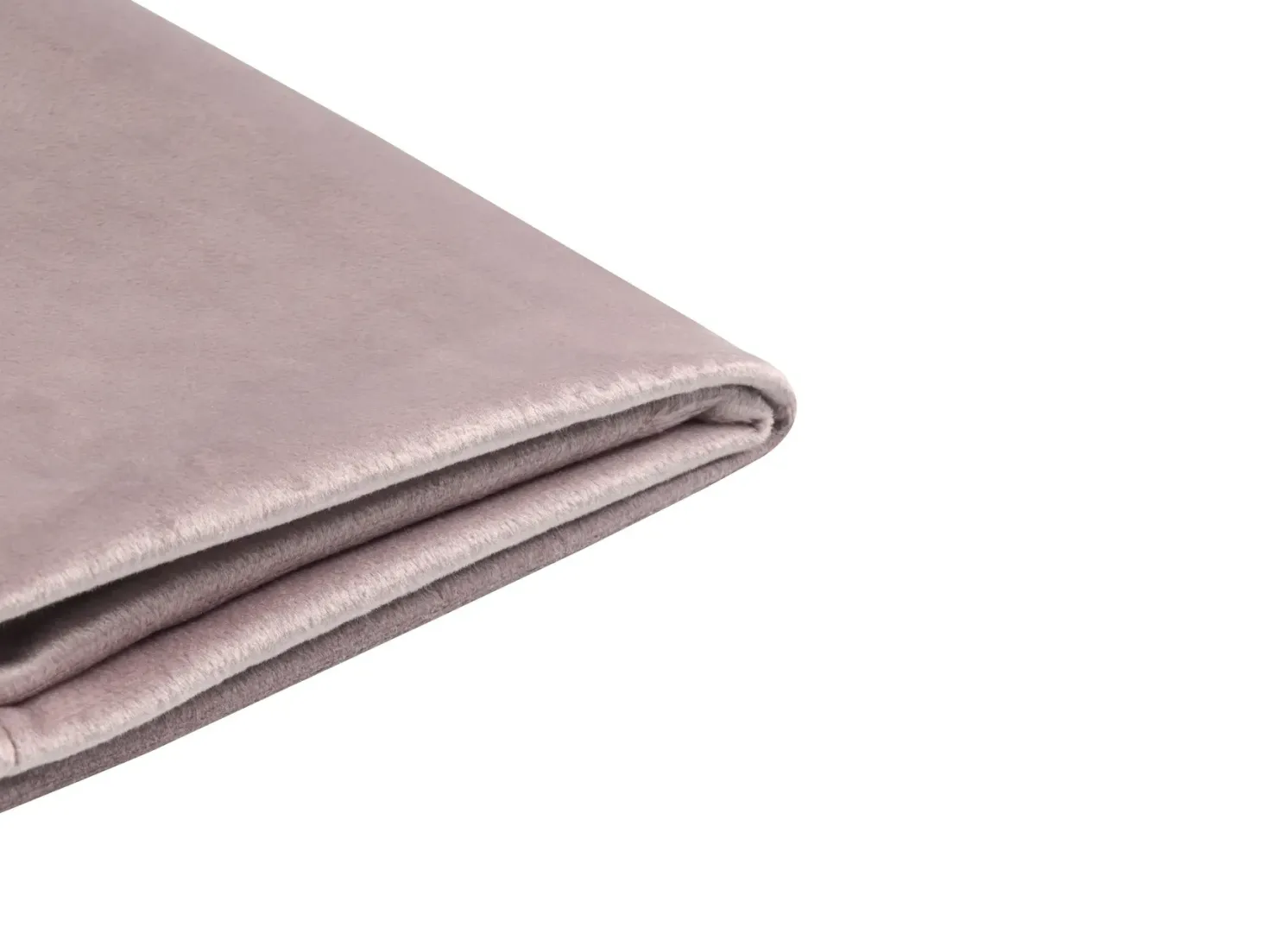 Sengekappe Velour FITOU 90x200 cm Lyserød