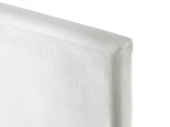 Sengekappe Velour FITOU 180 x 200 cm Hvid