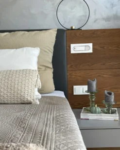 Sengetøj AVONDALE Bomulds-satin 155 x 220 cm Beige