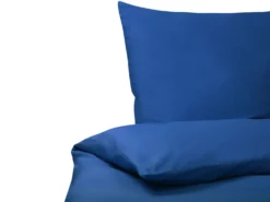Sengetøj HARMONRIDGE Bomulds-satin 220 x 240 cm Mørkeblå