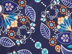 Sengetøj MADRONA Bomulds-satin 135 x 200 cm Mørkeblå