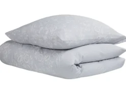 Sengetøj MORNINGSIDE Bomulds-satin 135 x 200 cm Grå