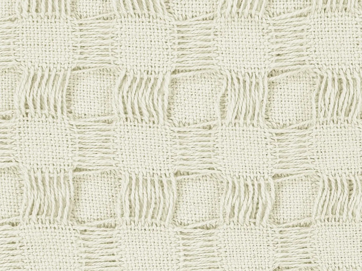 Sengetæppe BERE Bomuld 220 x 240 cm Cremehvid