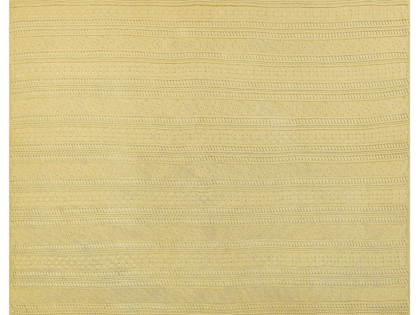 Sengetæppe DAULET Bomuld 150 x 200 cm Gul