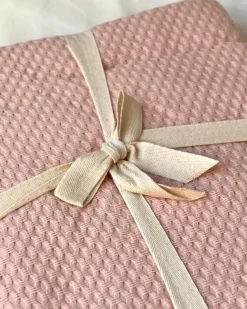 Sengetæppe HATTON Bomuld 220 x 240 cm Pastellrosa