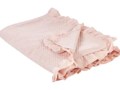 Sengetæppe HATTON Bomuld 220 x 240 cm Pastellrosa
