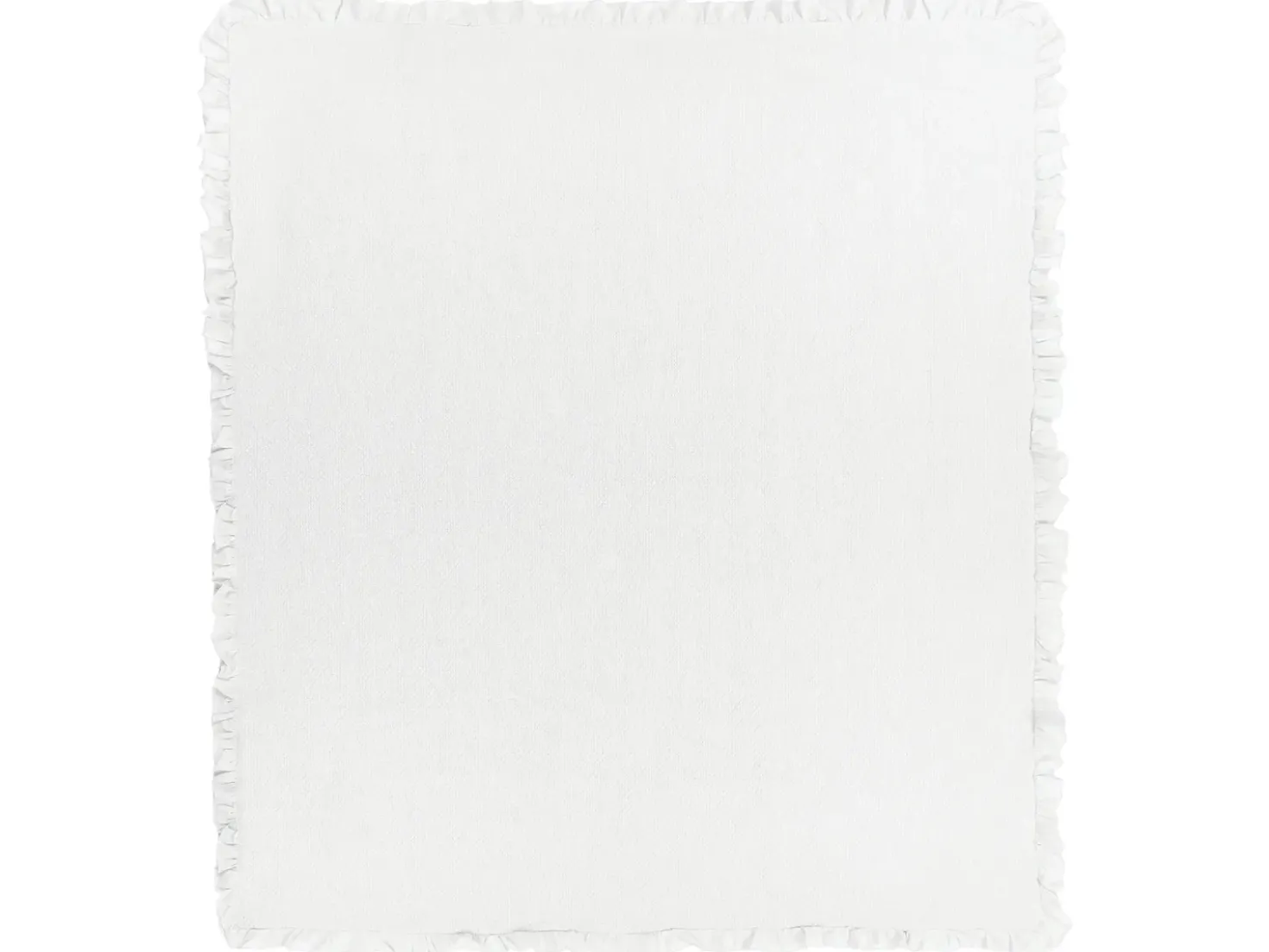 Sengetæppe HATTON Bomuld 200 x 220 cm Cremehvid