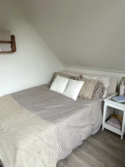 Sengetæppe ILEN Bomuld 150 x 200 cm Beige