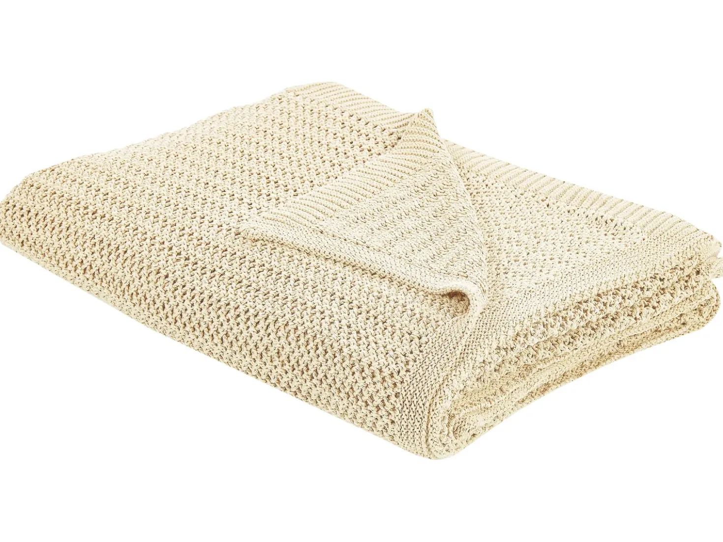 Sengetæppe ILEN Bomuld 150 x 200 cm Beige