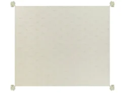 Sengetæppe KAZY Bomuld 220 x 240 cm Beige
