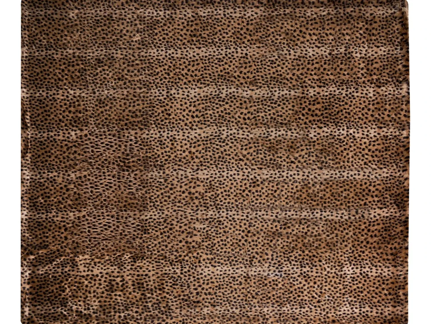 Sengetæppe KUDELI Kunstig pels 200 x 220 cm Brun