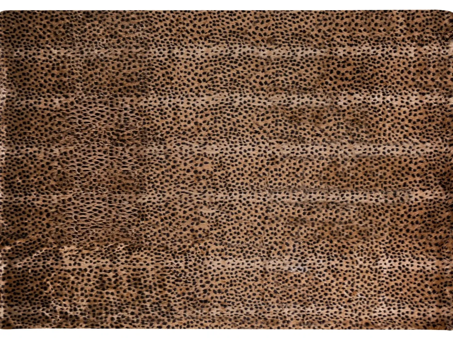 Sengetæppe KUDELI Kunstig pels 150 x 200 cm Brun