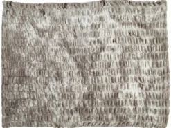 Sengetæppe MACODES Kunstig pels 150 x 200 cm Grå