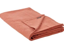 Sengetæppe MARAKA Bomuld 200 x 220 cm Murstensrød