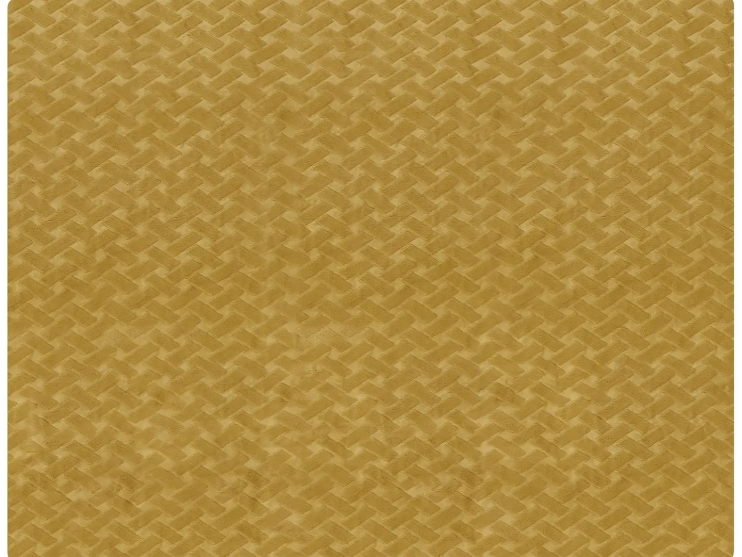 Sengetæppe SITAPUR Kunstig pels 150 x 200 cm Sennepsgul