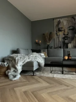 Sengetæppe DELICE 200 x 220 cm Lysegrå