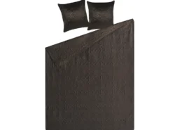 Sengetæppe med Pyntepuder RAYEN 160 x 220 cm Brun