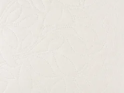 Sengetæppe med Pyntepuder RUDKHAN 160 x 220 cm Cremehvid