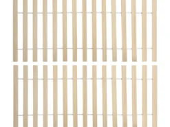 Seng Fyretræ CARNAC 160 x 200 cm Lysebrun
