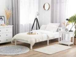 Seng Fyretræ FLORAC 90 x 200 cm Hvid