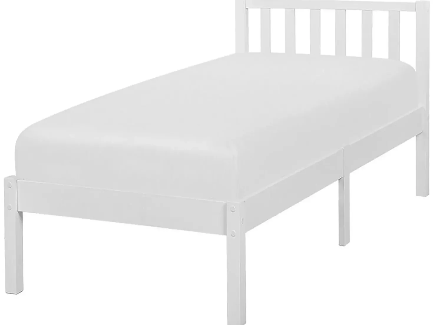 Seng Fyretræ FLORAC 90 x 200 cm Hvid